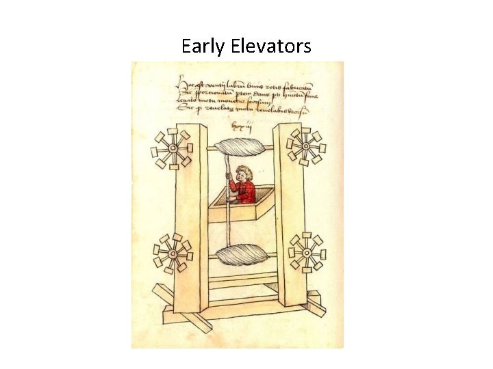 Early Elevators 