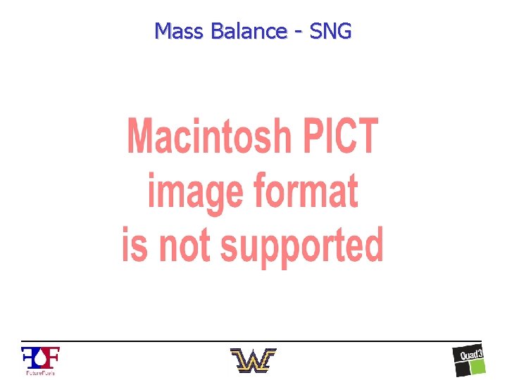 Mass Balance - SNG 