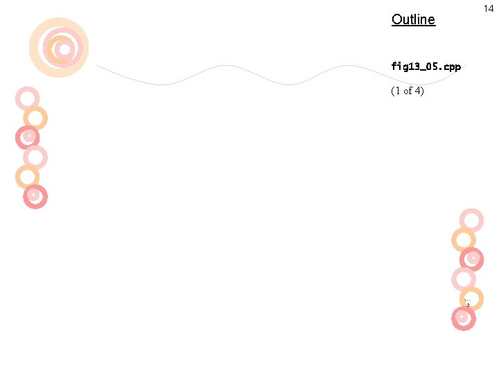 Outline fig 13_05. cpp (1 of 4) 14 