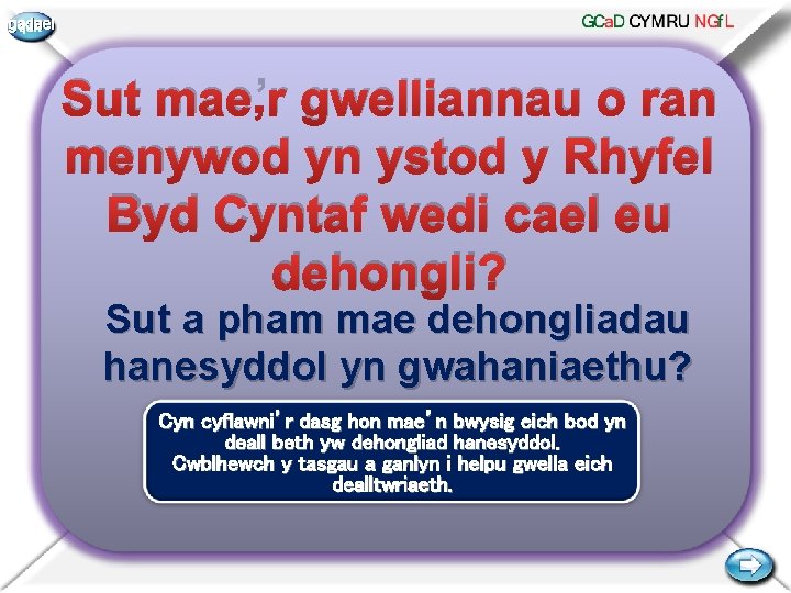 gadael Sut mae’r gwelliannau o ran menywod yn ystod y Rhyfel Byd Cyntaf wedi