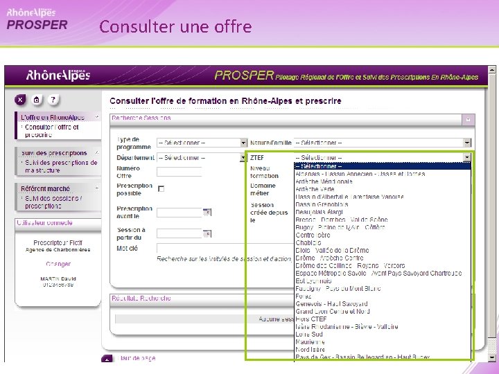 Consulter une offre 