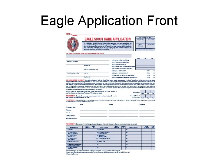 Eagle Application Front 