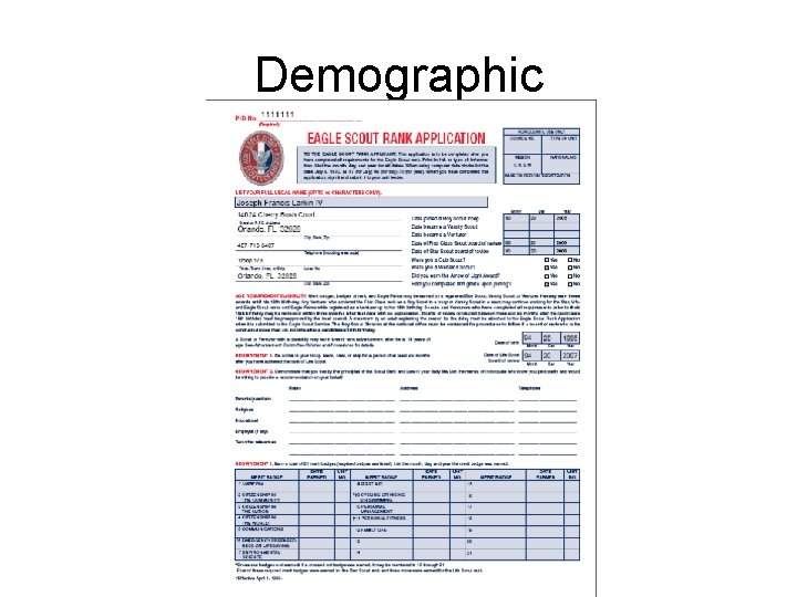 Demographic 