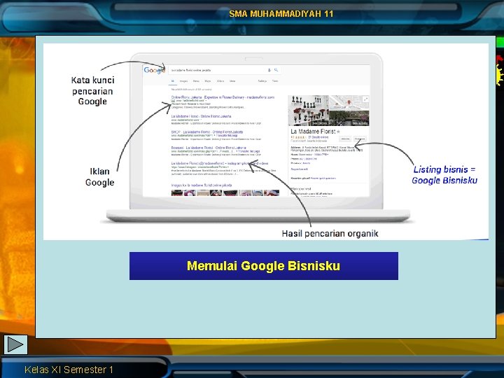 SMA MUHAMMADIYAH 11 Memulai Google Bisnisku Kelas XI Semester 1 