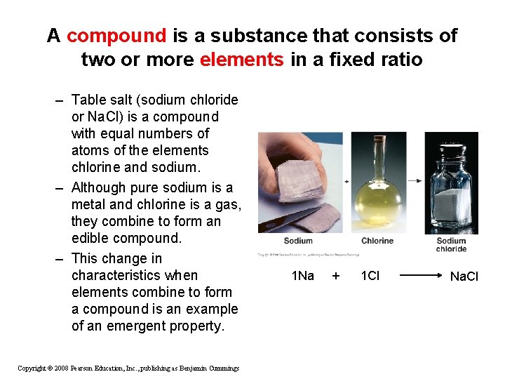 A compound is a substance that consists of two or more elements in a A compound is a substance that consists of two or more elements in a
