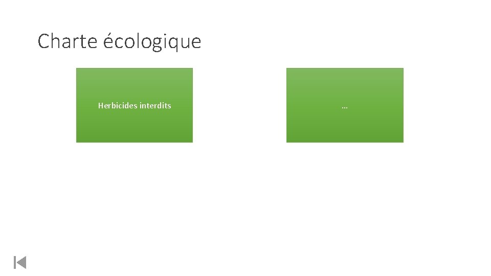 Charte écologique Herbicides interdits … 