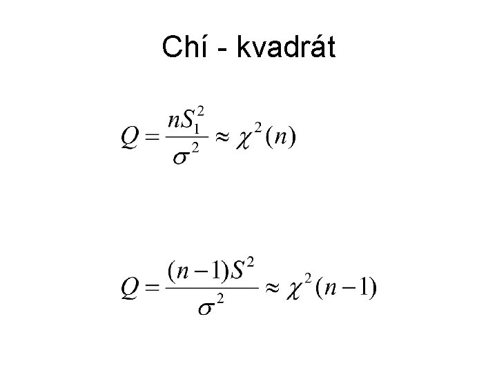 Chí - kvadrát 