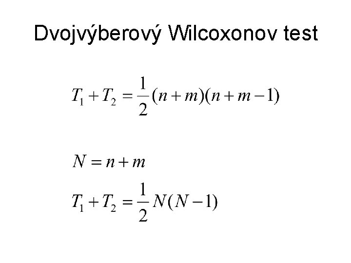 Dvojvýberový Wilcoxonov test 