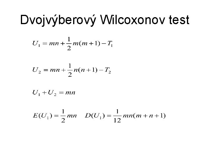 Dvojvýberový Wilcoxonov test 