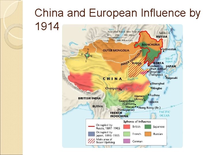 China and European Influence by 1914 