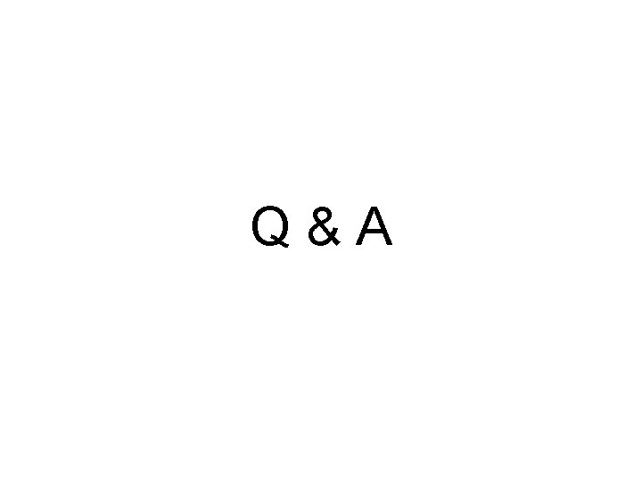 Q&A 