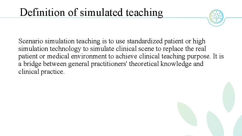 Coronavirus disease 2019 COVID19 SIMULATION EXERCISE Department of