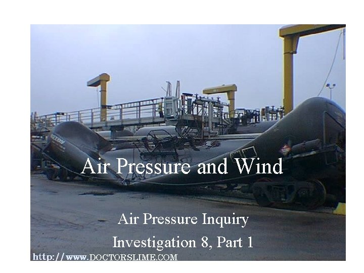 Air Pressure and Wind Air Pressure Inquiry Investigation 8, Part 1 