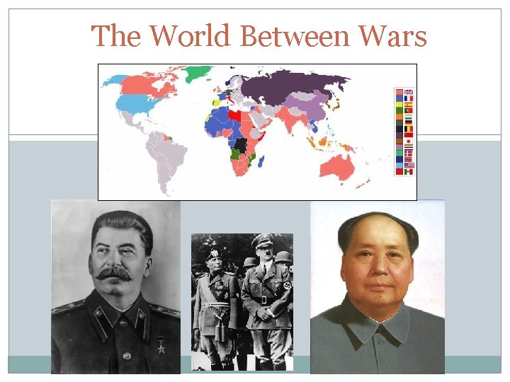 The World Between Wars 