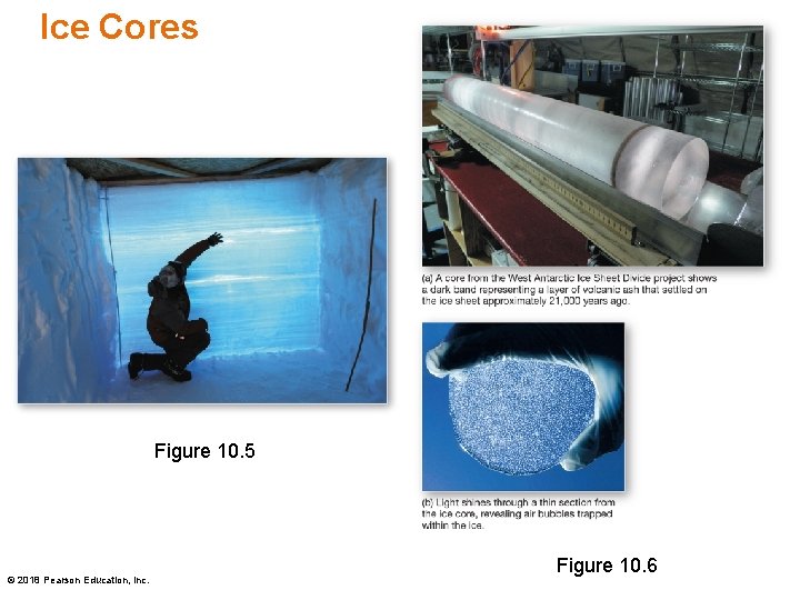 Ice Cores Figure 10. 5 © 2018 Pearson Education, Inc. Figure 10. 6 