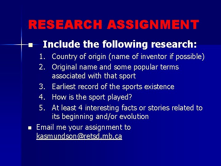 RESEARCH ASSIGNMENT n n Include the following research: 1. Country of origin (name of RESEARCH ASSIGNMENT n n Include the following research: 1. Country of origin (name of