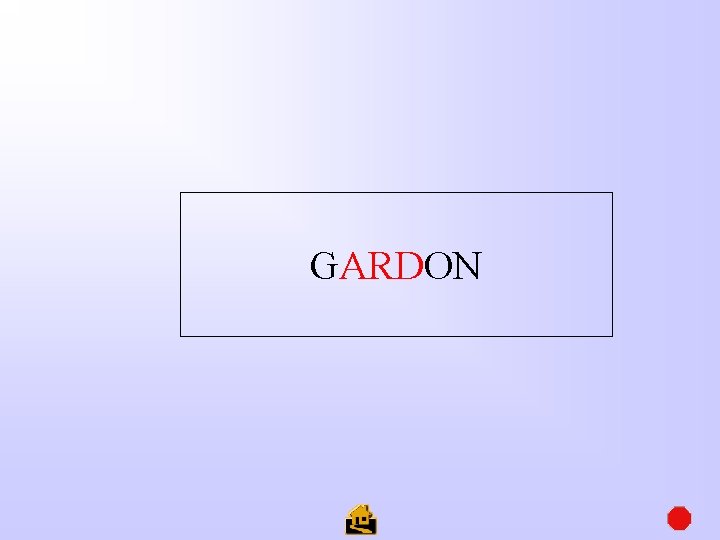 GARDON 