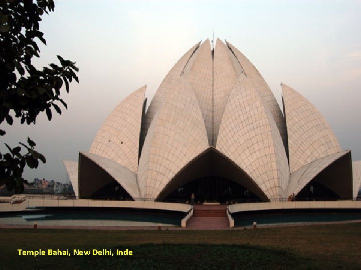 Temple Bahai, New Delhi, Inde 