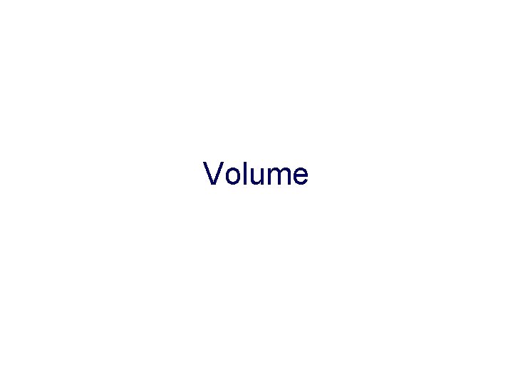 Volume 