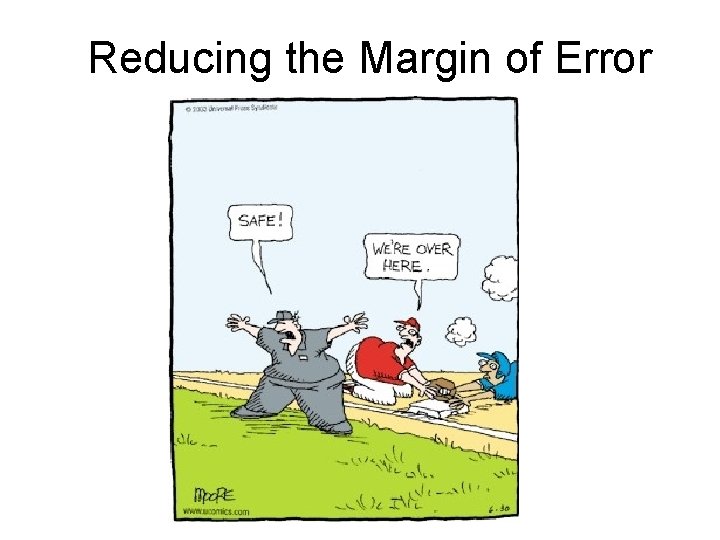 Reducing the Margin of Error 