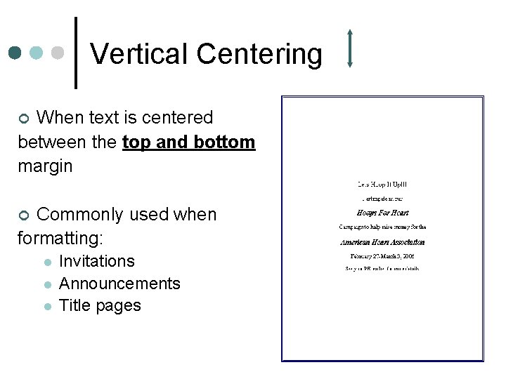 Formatting and Editing Skills Objective 4 01 Apply