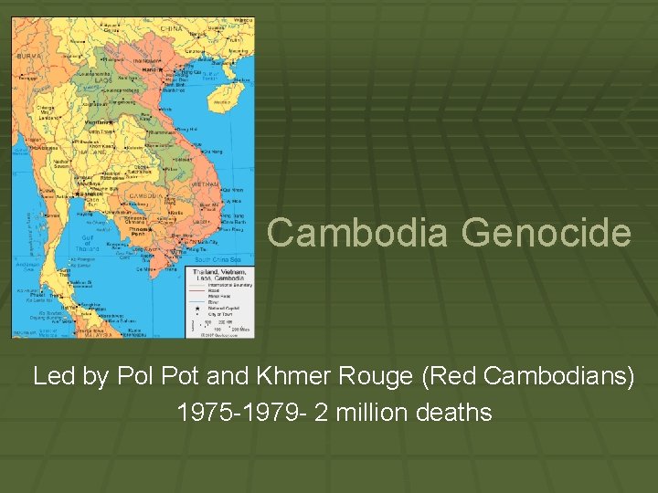 Cambodia Genocide Led by Pol Pot and Khmer Rouge (Red Cambodians) 1975 -1979 -