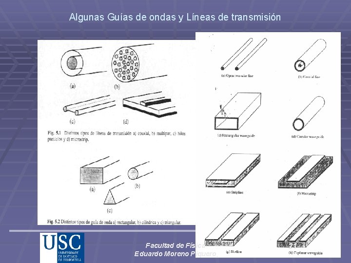 Algunas Guías de ondas y Líneas de transmisión Facultad de Física Eduardo Moreno Piquero