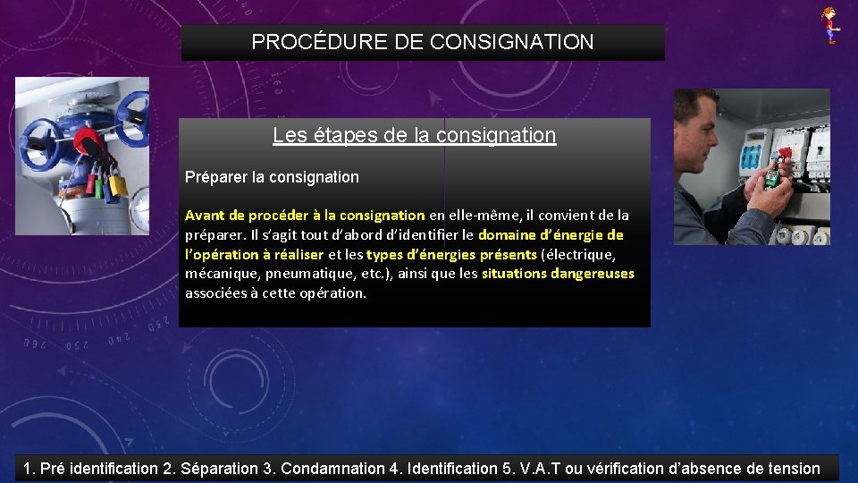 PROCÉDURE DE CONSIGNATION Les étapes de la consignation Préparer la consignation Avant de procéder