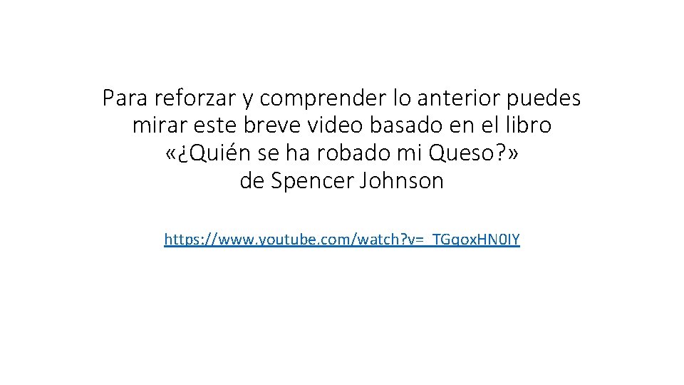 Para reforzar y comprender lo anterior puedes mirar este breve video basado en el