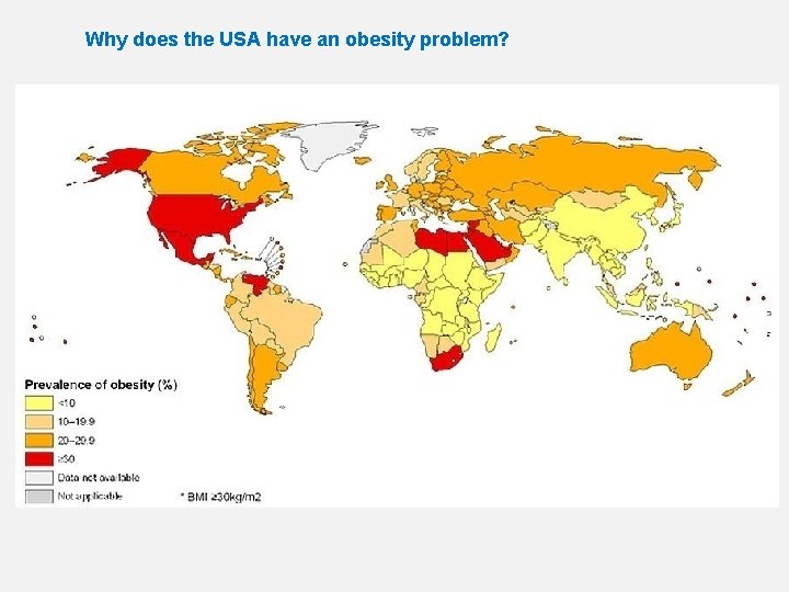 Why does the USA have an obesity problem? Why does the USA have an obesity problem?