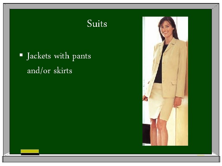 Suits § Jackets with pants and/or skirts 