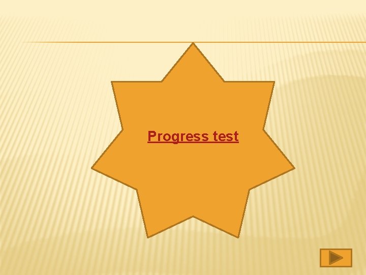 Progress test 