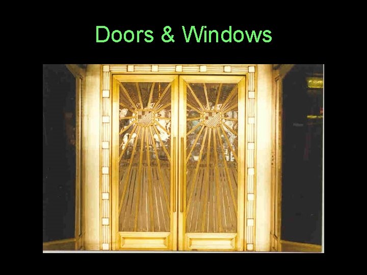 Doors & Windows 