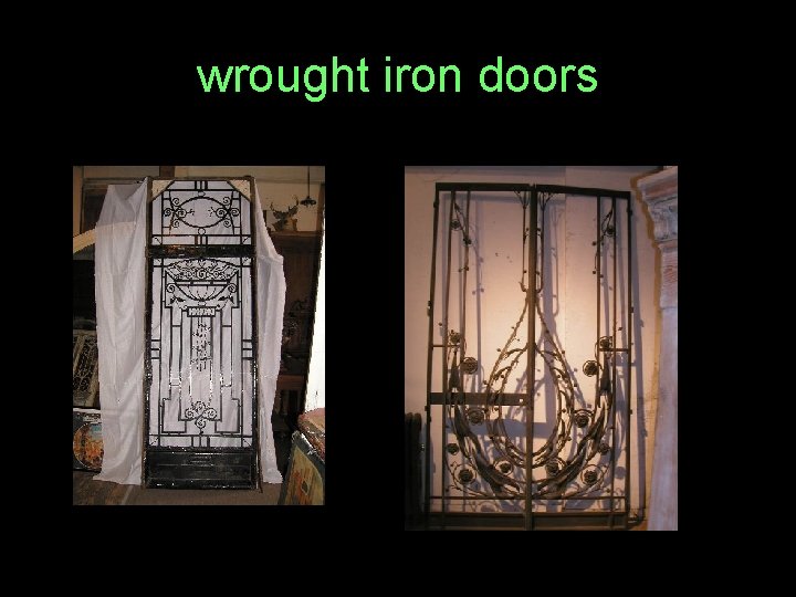 wrought iron doors 