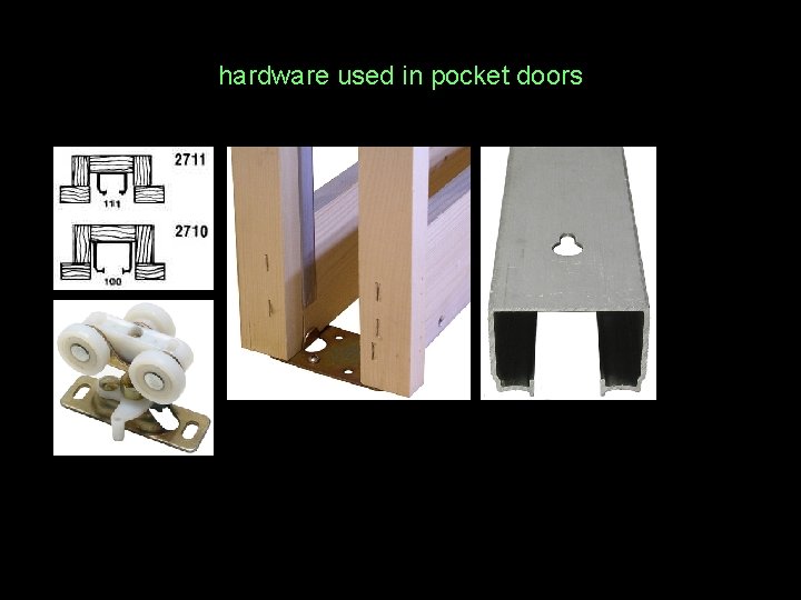 hardware used in pocket doors 