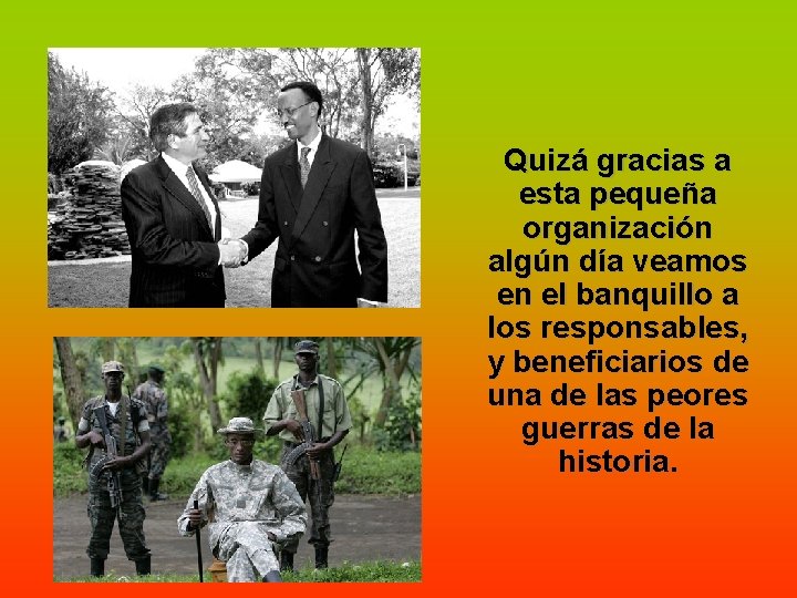 Quizá gracias a esta pequeña organización algún día veamos en el banquillo a los