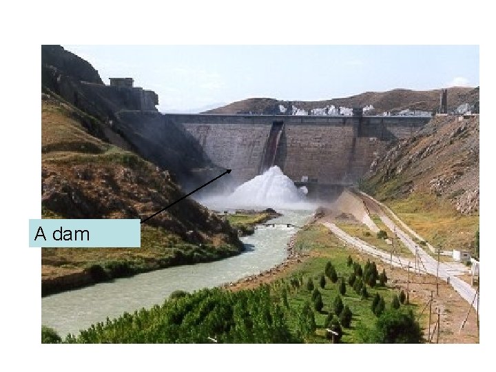 Taming the River- Dams A dam 