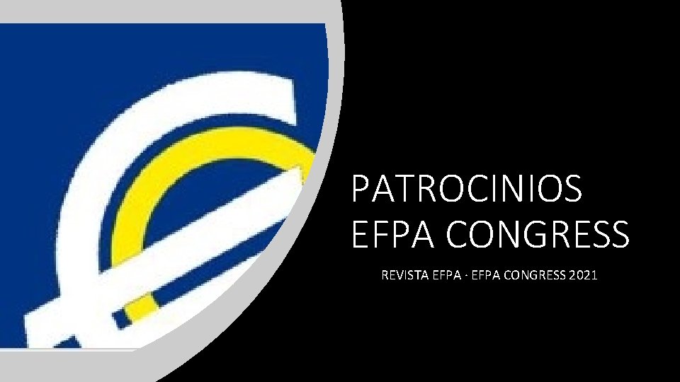 PATROCINIOS EFPA CONGRESS REVISTA EFPA · EFPA CONGRESS 2021 