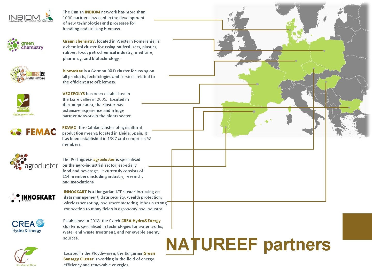 The Danish INBIOM network has more than 1000 partners involved in the development of