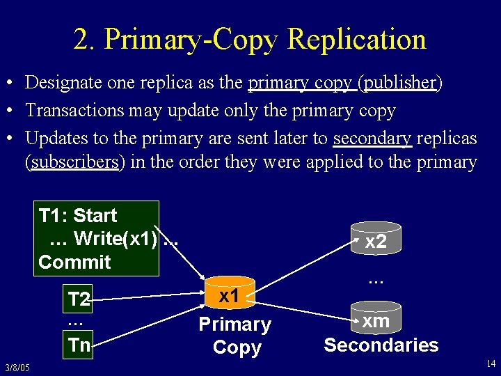 10 Replication CSEP 545 Transaction Processing Philip A