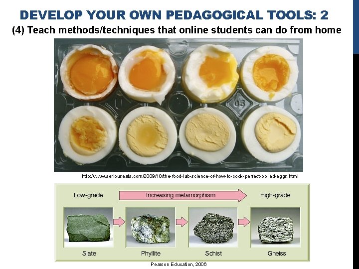 DEVELOP YOUR OWN PEDAGOGICAL TOOLS: 2 (4) Teach methods/techniques that online students can do