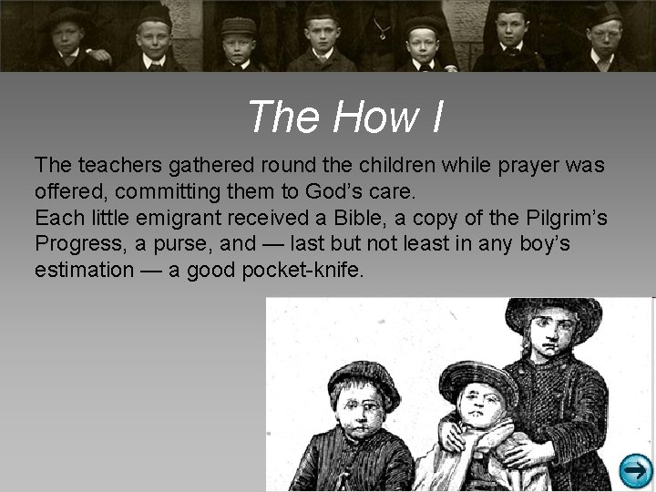 The How I The teachers gathered round the children while prayer was offered, committing