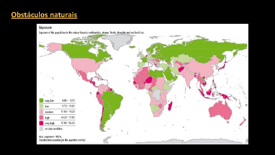 Obstáculos naturais 