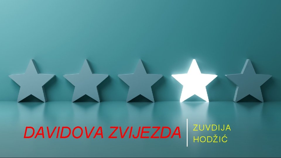 DAVIDOVA ZVIJEZDA ZUVDIJA HODŽIĆ 