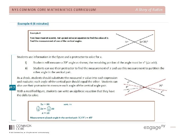 NYS COMMON CORE MATHEMATICS CURRICULUM © 2012 Common Core, Inc. All rights reserved. commoncore.