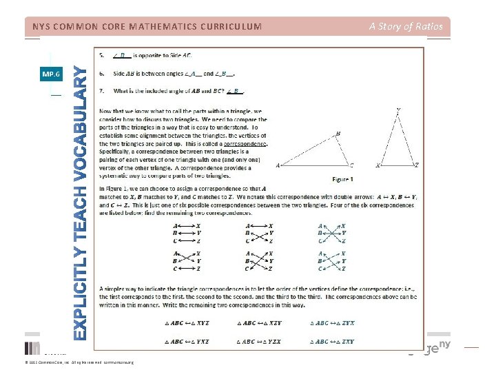 NYS COMMON CORE MATHEMATICS CURRICULUM © 2012 Common Core, Inc. All rights reserved. commoncore.