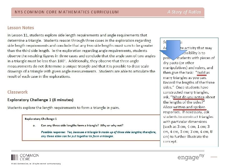 NYS COMMON CORE MATHEMATICS CURRICULUM © 2012 Common Core, Inc. All rights reserved. commoncore.
