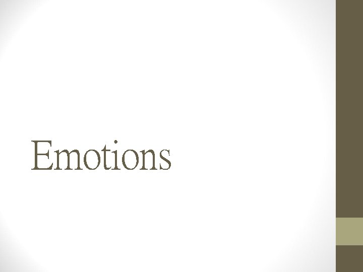 Emotions 