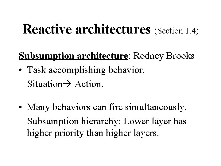 Concrete architectures Section 1 4 Part II Shabbir