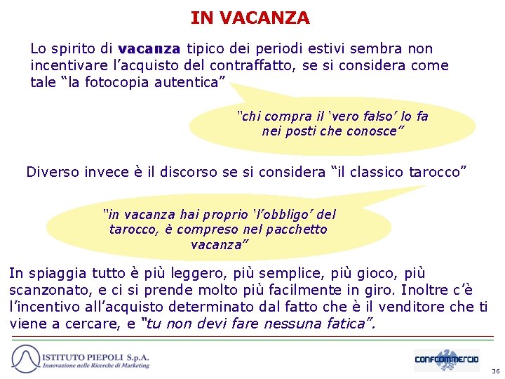 IN VACANZA Lo spirito di vacanza tipico dei periodi estivi sembra non incentivare l’acquisto